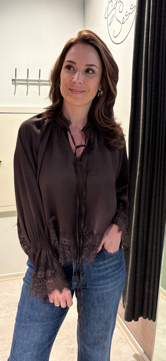Satin top Celina