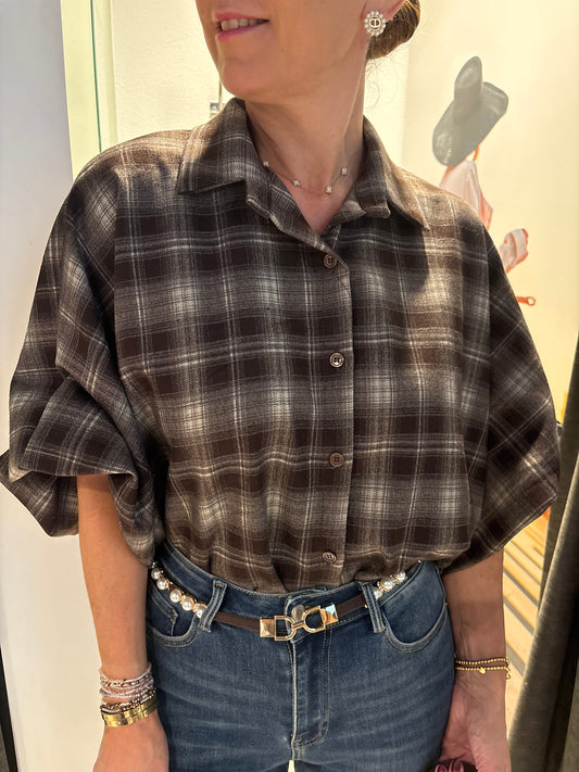 Blouse Jel bruin
