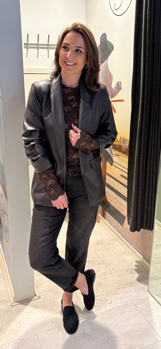 Boyfriend blazer Florence bruin