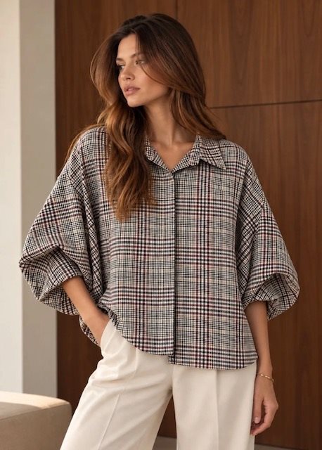 Ruitblouse Micky