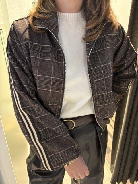 bomber ruit jasje bruin